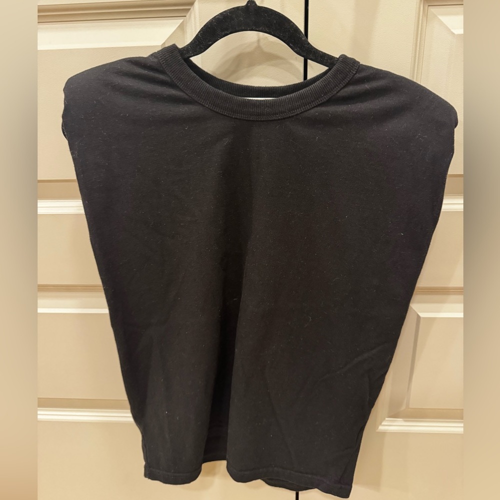 Frankie shop EVA padded shoulder t shirt